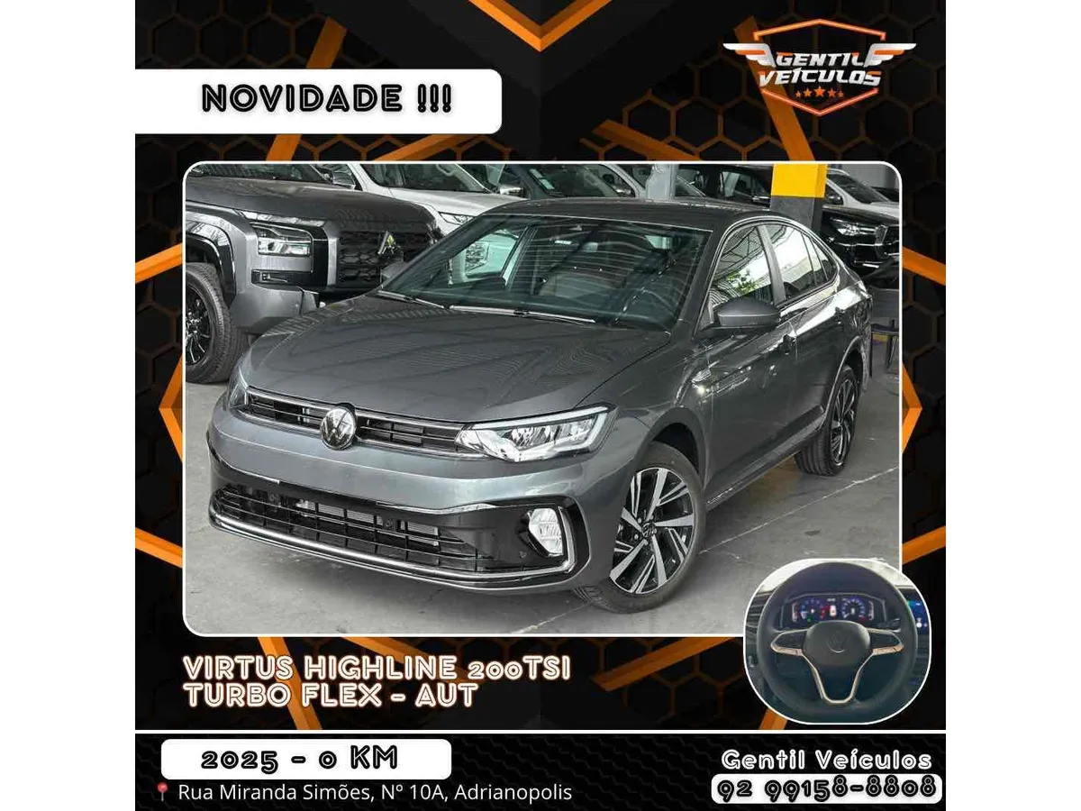 VOLKSWAGEN VIRTUS 1.0 200 TSI HIGHLINE