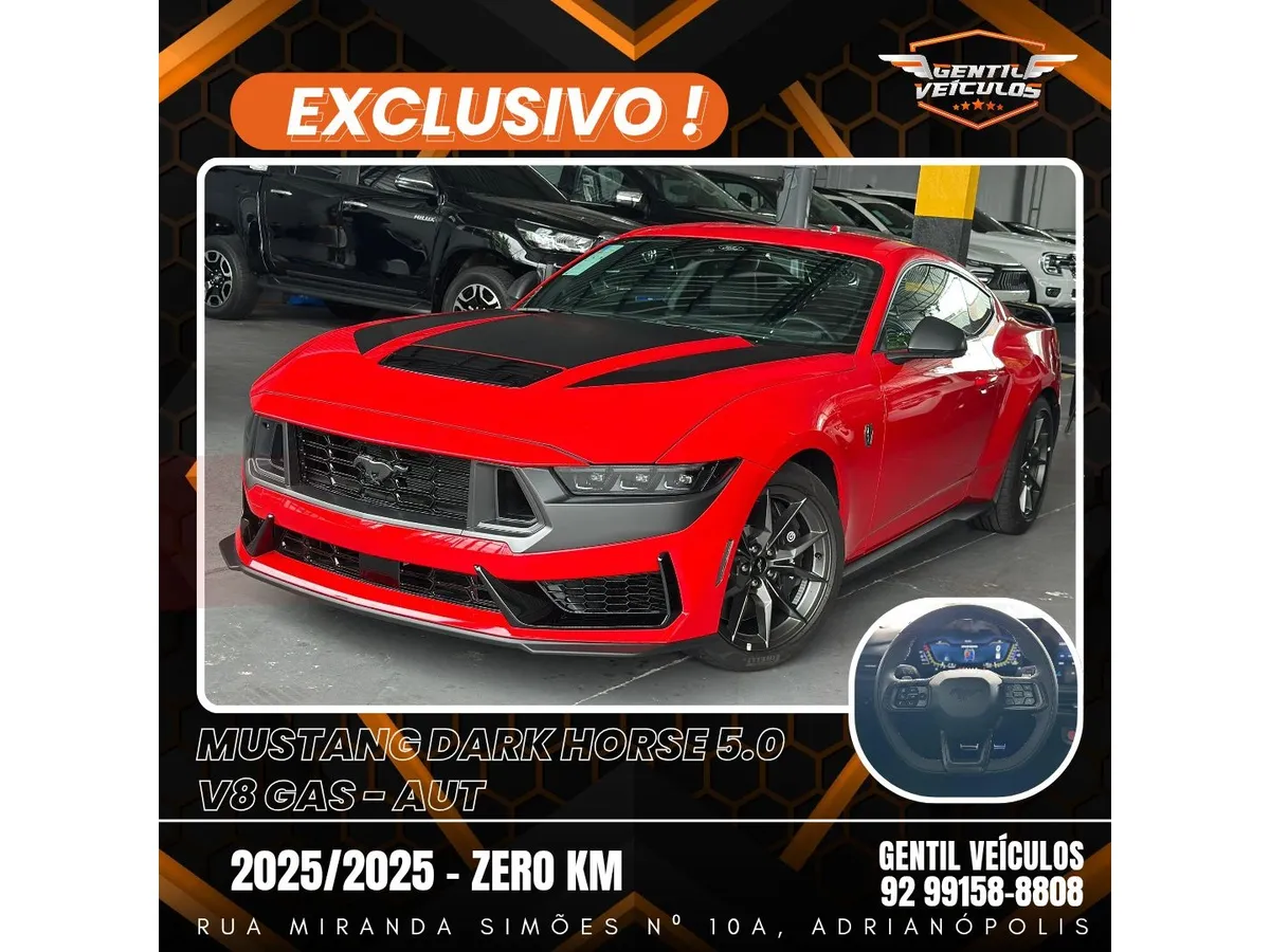 FORD MUSTANG 5.0 V8 GASOLINA DARK