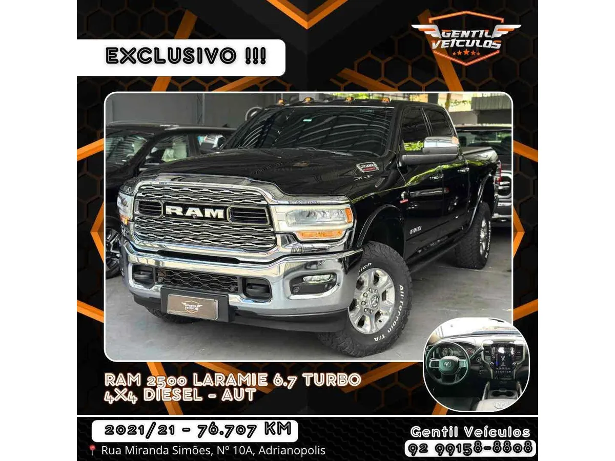 RAM 2500 6.7 I6 TURBO DIESEL
