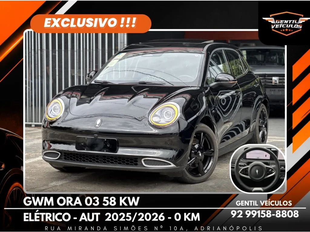 GWM ORA 03 58 KW ELÉTRICO BEV58