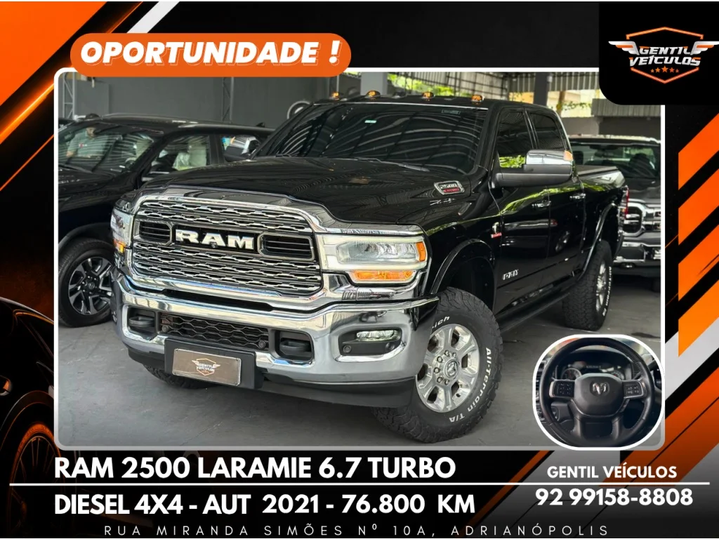 RAM 2500 6.7 I6 TURBO DIESEL