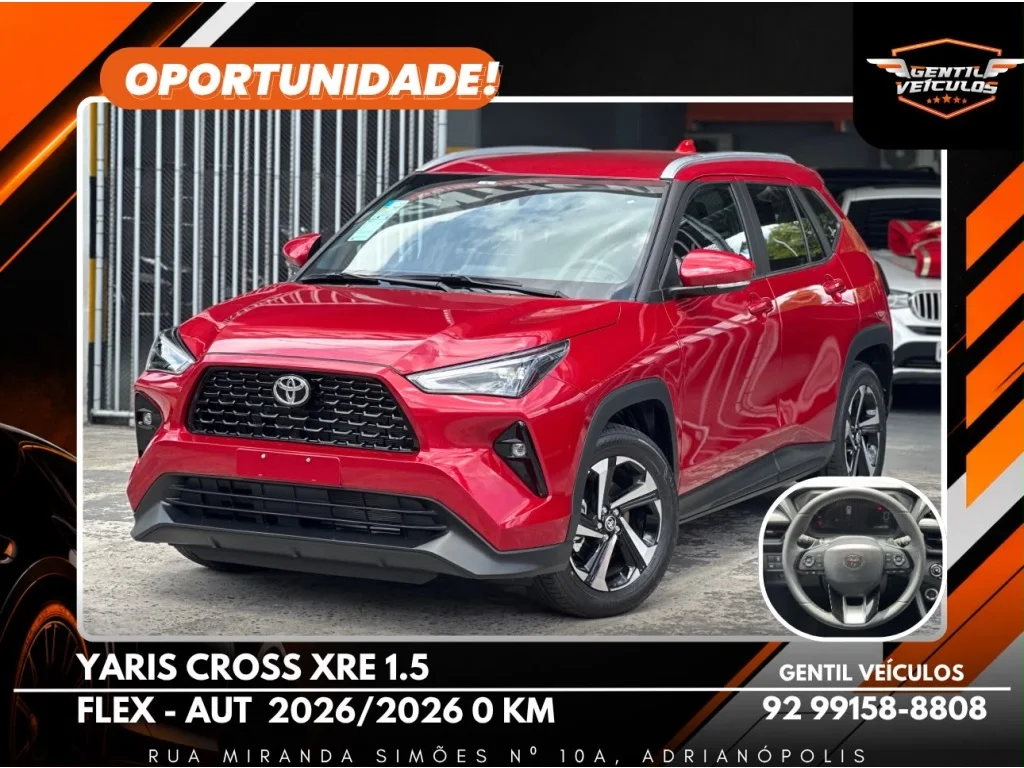 TOYOTA YARIS CROSS 1.5 VVT-I FLEX XRE